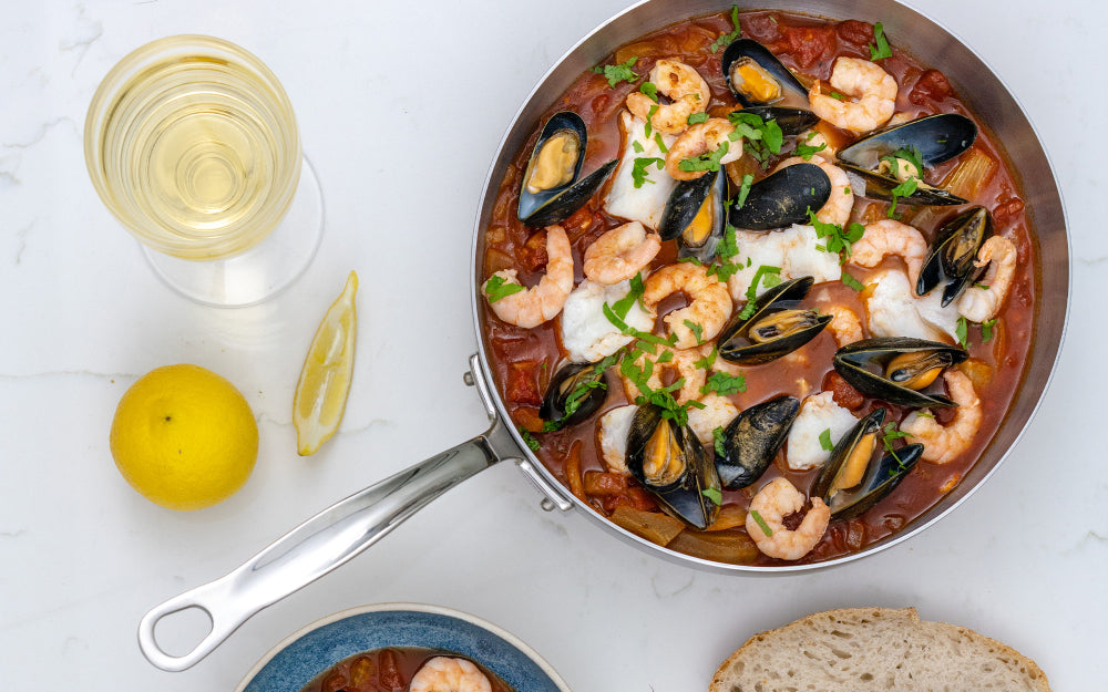 Samuel Groves Classic Stainless Steel Triply Chefs Pan