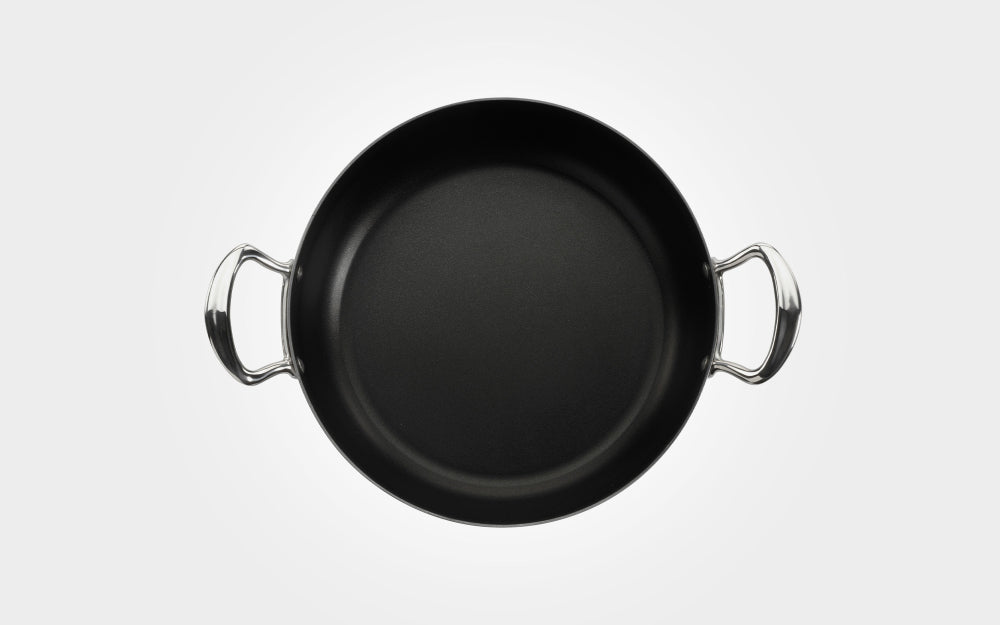 Samuel Groves Classic Non-Stick Stainless Steel Triply Chefs Pan 2 Side Handles