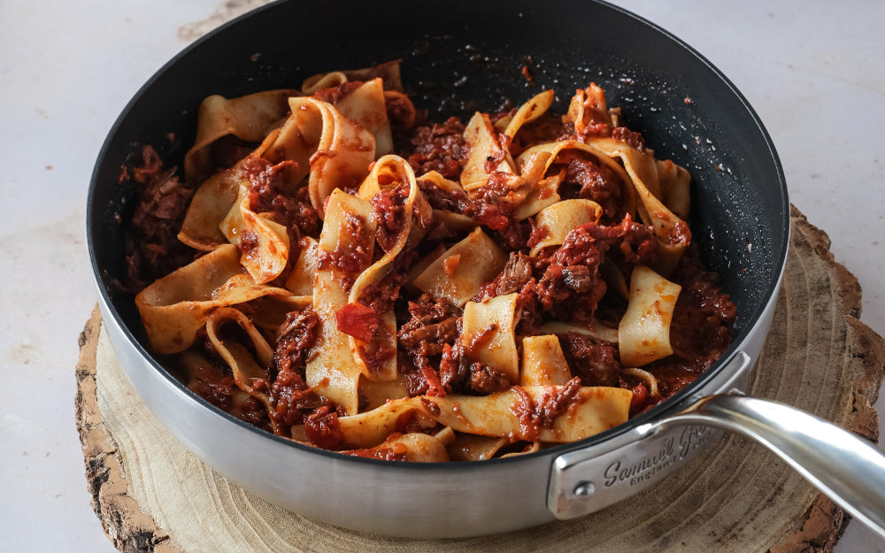 Samuel Groves Classic Non-Stick Stainless Steel Triply Chefs Pan