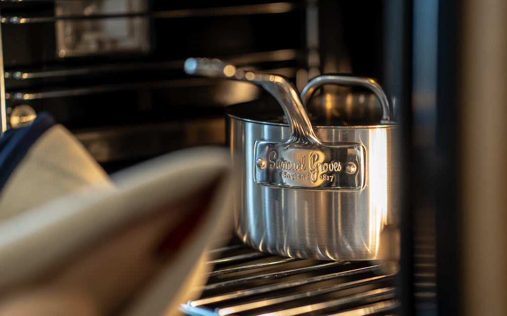 Samuel Groves Classic Stainless Steel Triply Saucepan with Lid