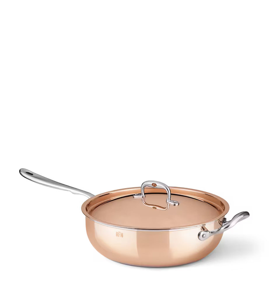 Ruffoni Con Classe Copper Covered Sauté Pan – 28cm / 5L (Handmade in Italy)
