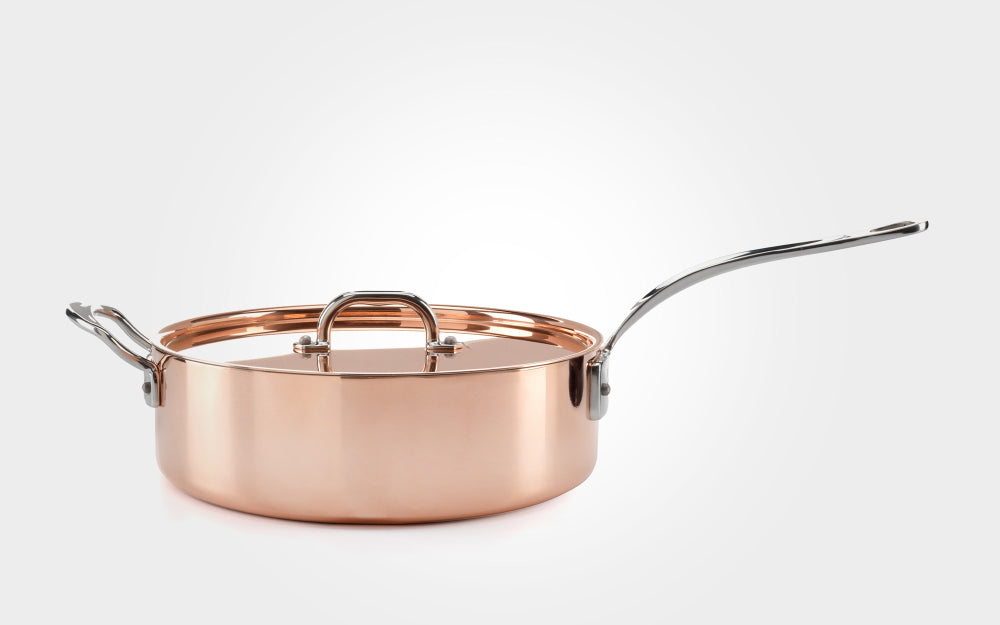 Samuel Groves 26cm Copper Clad Saute Pan & Lid