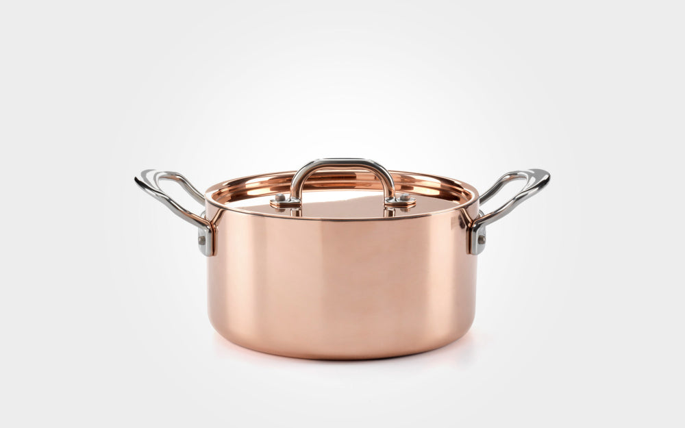 Samuel Groves Copper Clad Casserole Pan & Lid