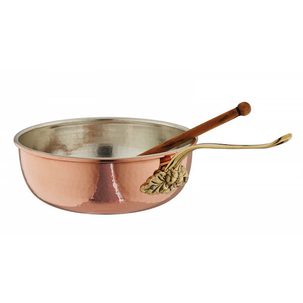 Ruffoni Historia Copper Open Chef’s Pan with Spoon – 26cm / 4.0L (Handmade in Italy)