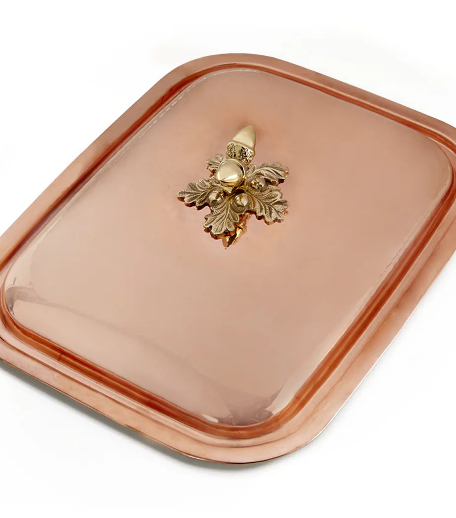 Ruffoni Historia 38cm Covered Oval Copper Casserole – Handcrafted in Italy