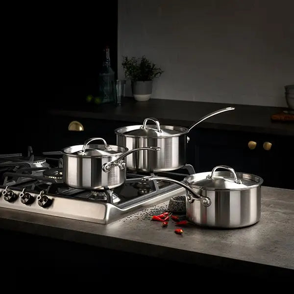 Stellar Eclipse, 3 Piece Saucepan Set