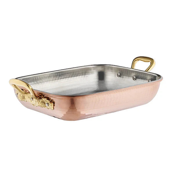 Ruffoni Historia 32cm Rectangular Copper Au Gratin Pan – Handcrafted in Italy