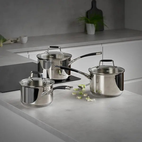 Stellar Flow, 3 Piece Saucepan Set
