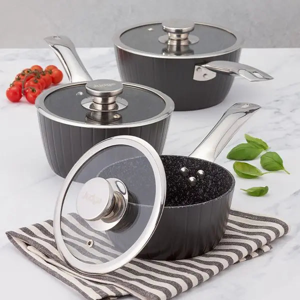 Judge Evertough, 3 Piece Saucepan Set, Non-Stick