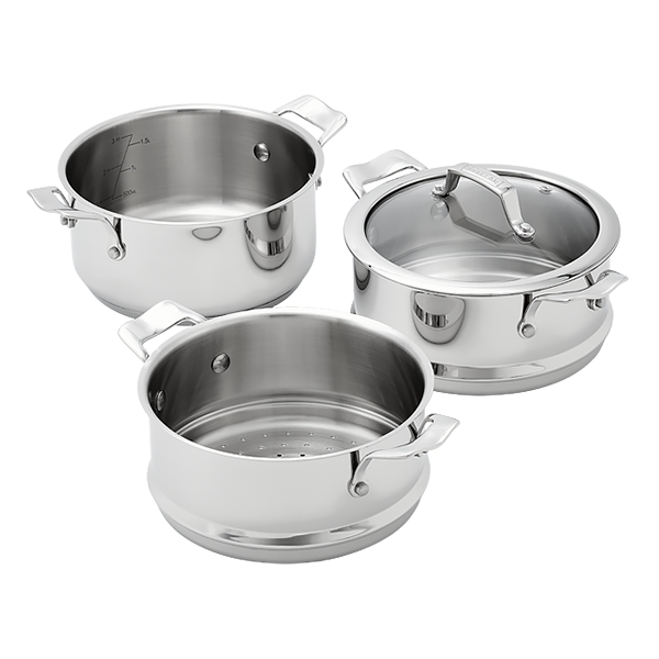Stellar Steamers, 3 Tier Steamer Set
