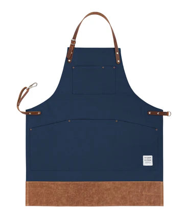 The Risdon Original Apron with Leather Trim
