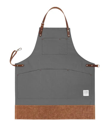 The Risdon Original Apron with Leather Trim