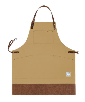 The Risdon Original Apron with Leather Trim
