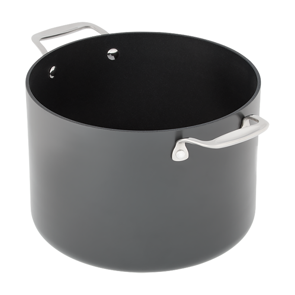 Stellar Hard Anodised, 24cm Stockpot, 8L, Non-Stick