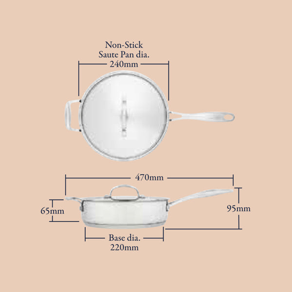 Stellar Profile, 24cm Saute Pan, Non-Stick