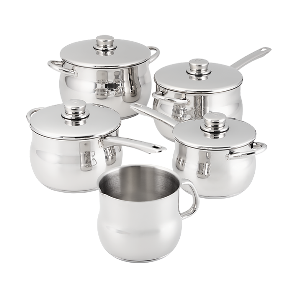 Stellar Classic, Deep 5 Piece Saucepan Set