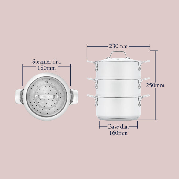 Stellar Steamers, 3 Tier Steamer Set