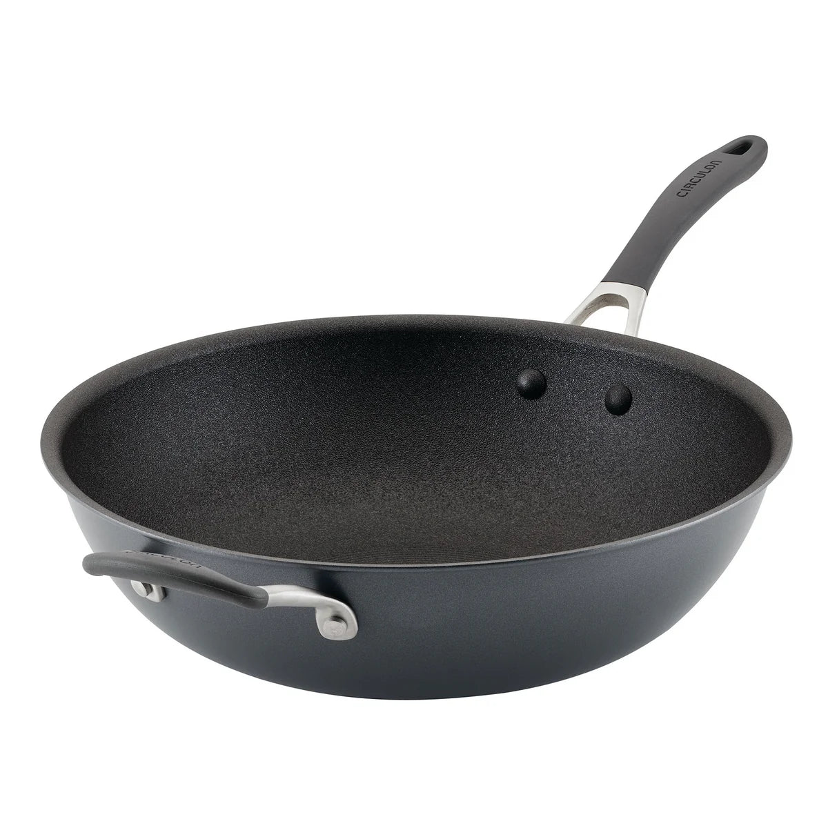 Circulon A1 Series Open Stirfry with Helper Handle, 33.6cm