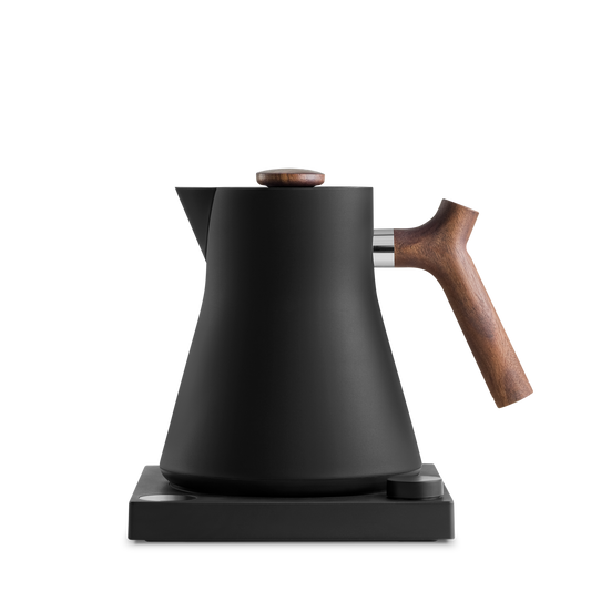 Fellow Corvo EKG Kettle - Matte Black with Walnut Handle