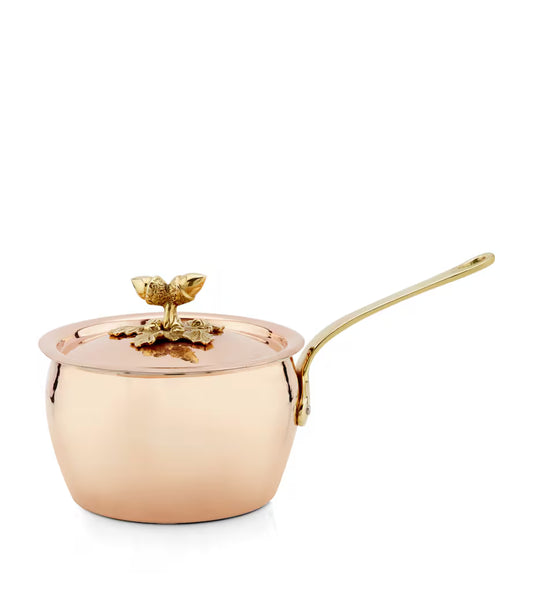 Ruffoni Historia Copper Covered Saucepan – 16cm / 2.3L (Handmade in Italy)