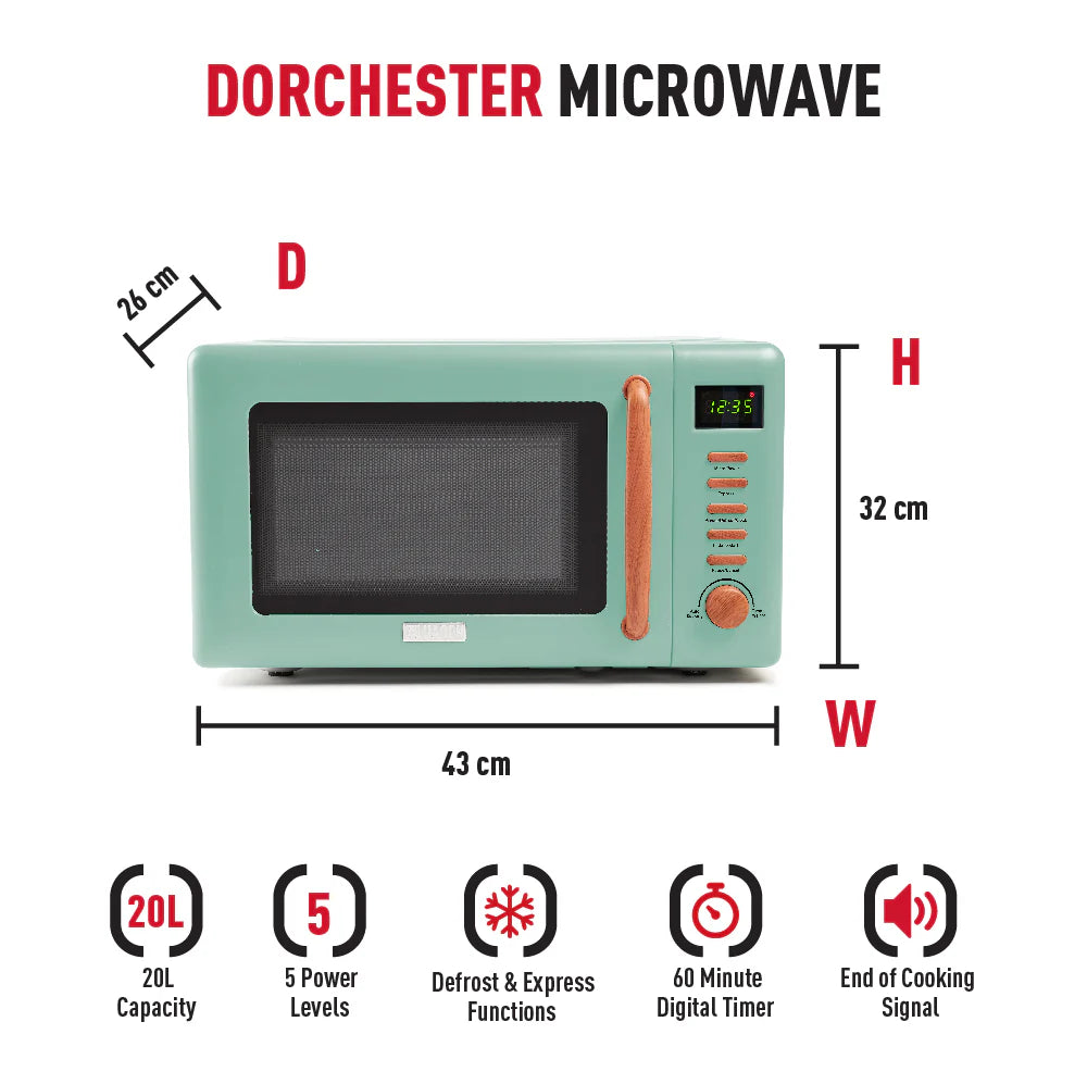 Haden Dorchester Sage Microwave