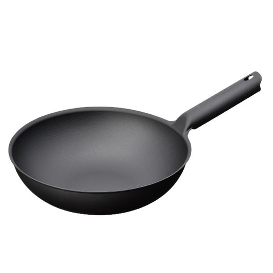 Unilloy Lightweight Cast Iron Wok – 29cm / 31cm
