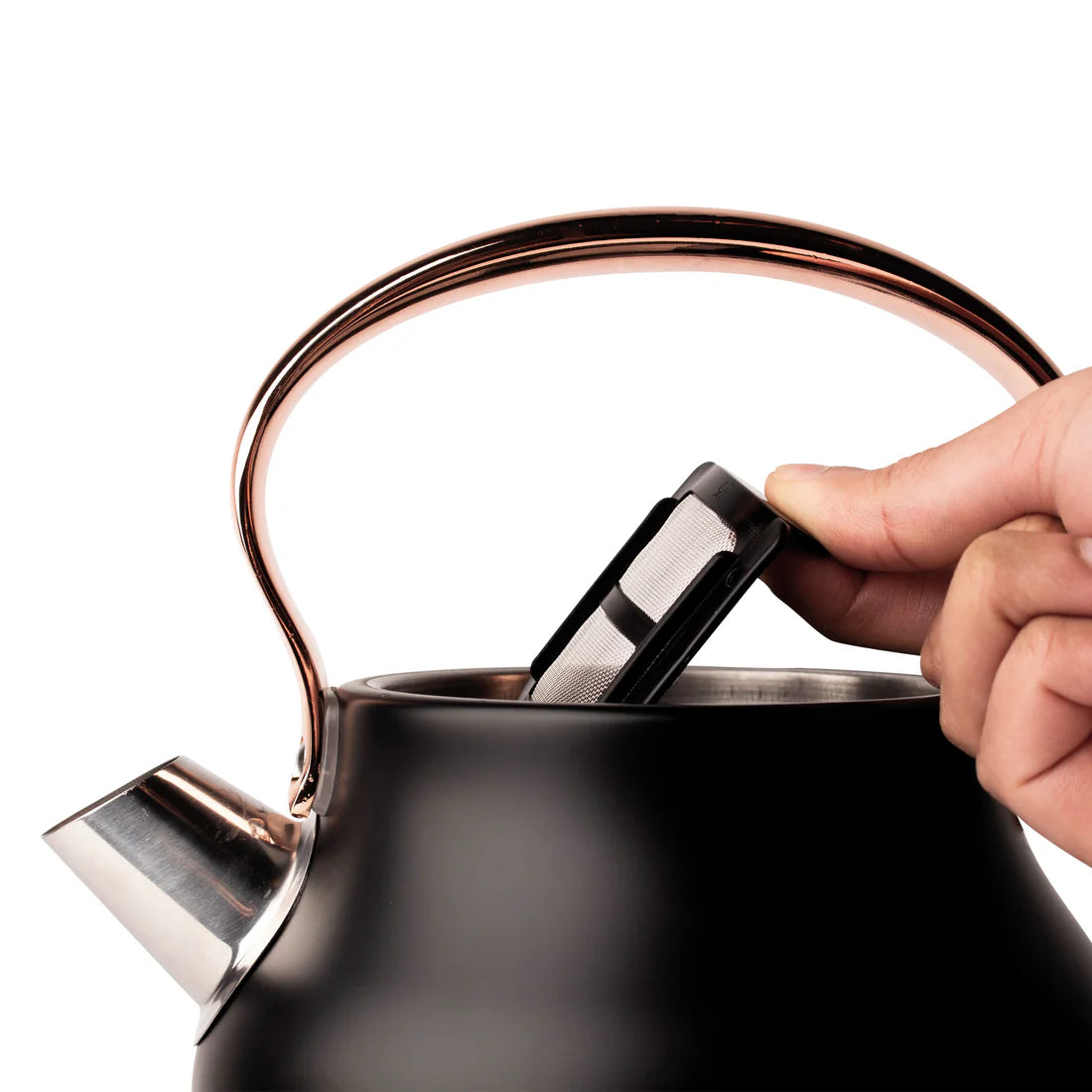 Haden Heritage Black & Copper Kettle