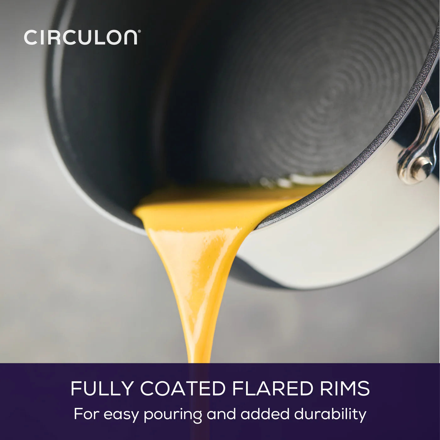 Circulon Clad Series Covered Saucepan