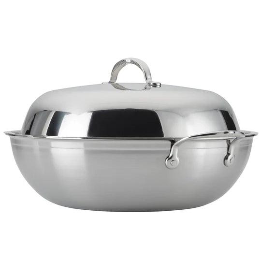 Hestan ProBond™ Induction Stainless Steel Wok & Lid - 36cm