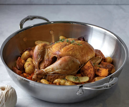 Hestan ProBond™ Induction Stainless Steel Wok & Lid - 36cm