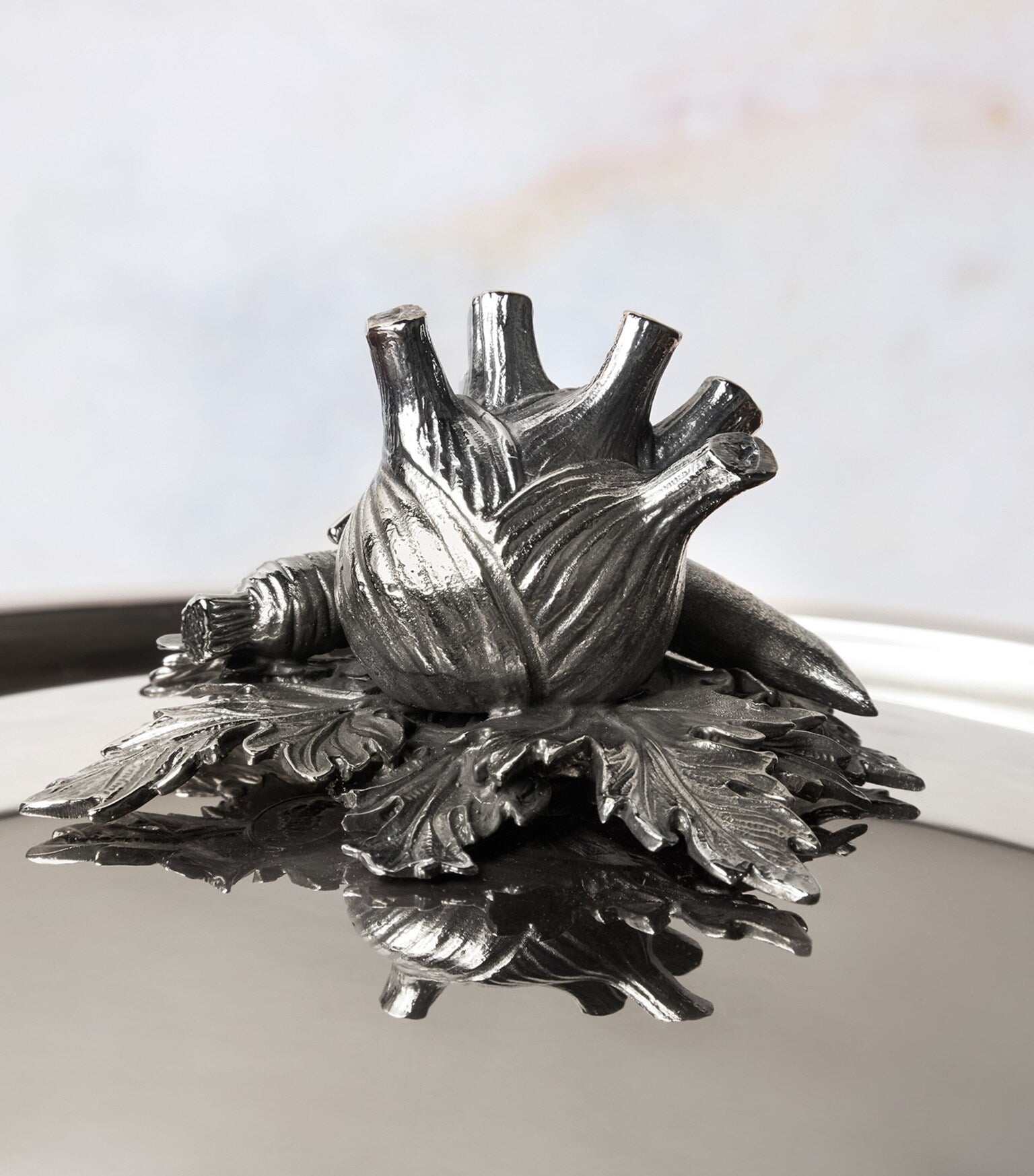 Ruffoni Opus Prima 30cm / 12" Covered Gratin – Tri-Ply Stainless Steel with Fennel, Carrot & Bean Finial