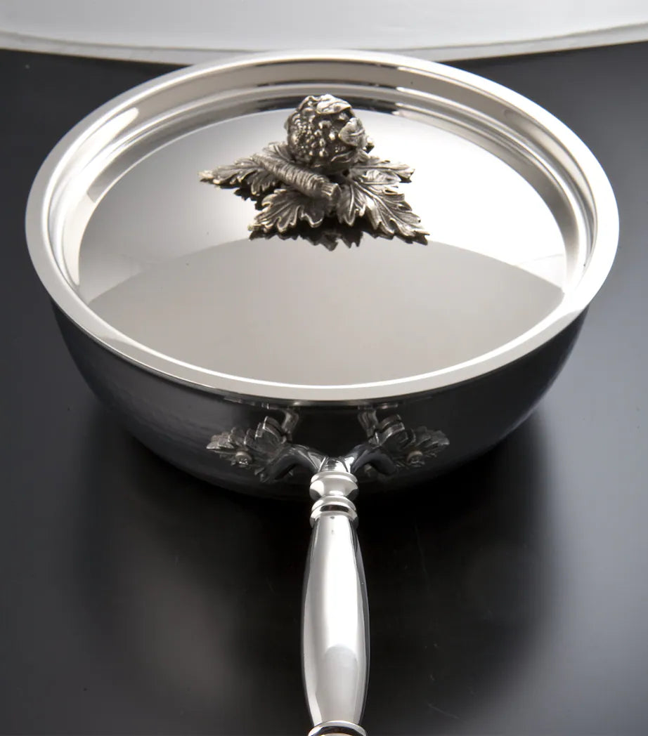 Ruffoni Opus Prima 24cm / 3.8L Covered Chef Pan – Cauliflower & Carrot Finial