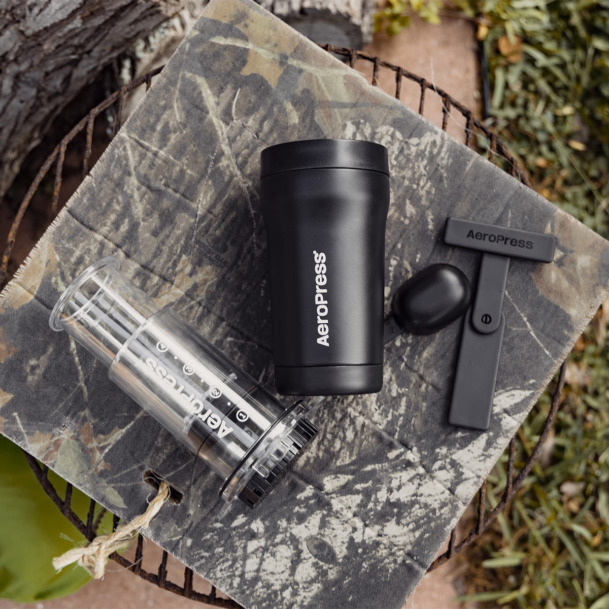 AeroPress Go Plus (Black) - Complete Travel Coffee System