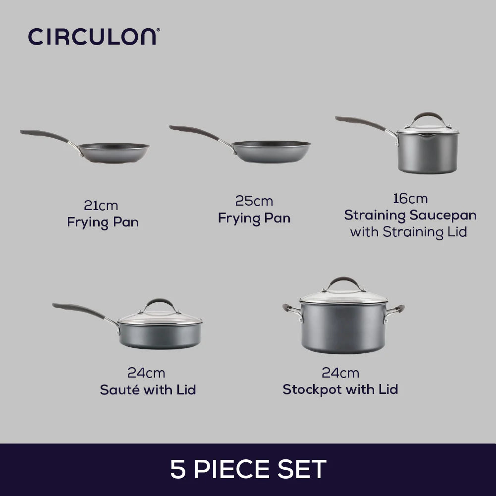 Circulon ScratchDefense™ Extreme Non-Stick Pan - 5 piece set