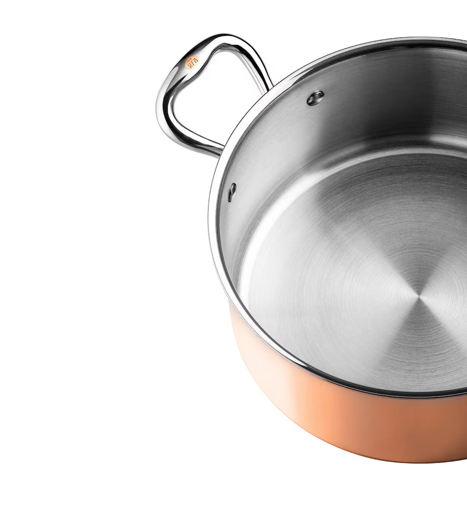 Ruffoni Con Classe Copper Covered Stock Pot – 24cm / 5.5L (Handmade in Italy)