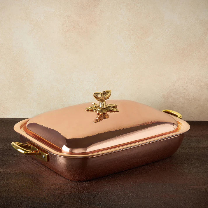 Ruffoni Historia 36cm Covered Copper Roasting Pan – Handmade in Italy