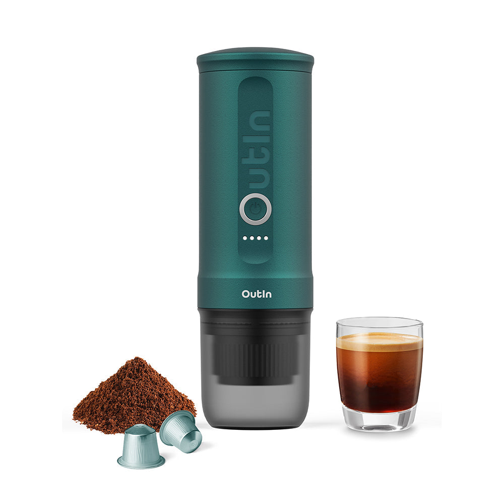 OutIn Nano Portable Espresso Machine – OutIn Teal