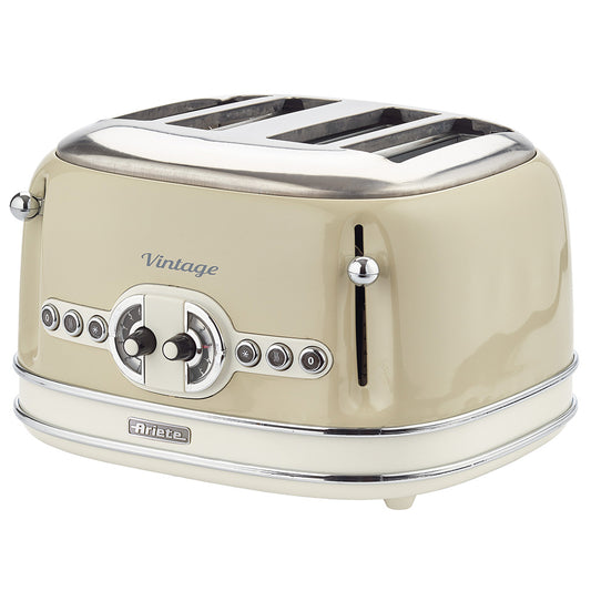 Ariete Vintage 4-Slice Toaster – Cream
