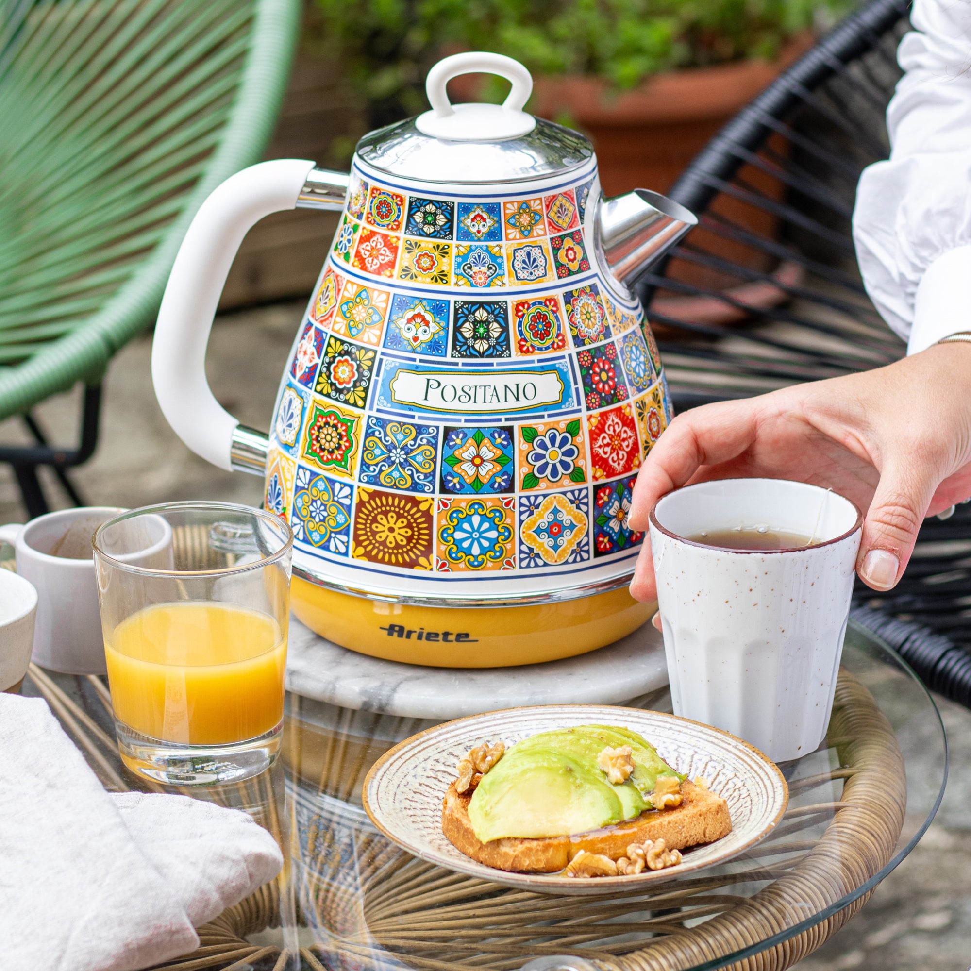 Ariete 1.7L Positano Kettle – Cream