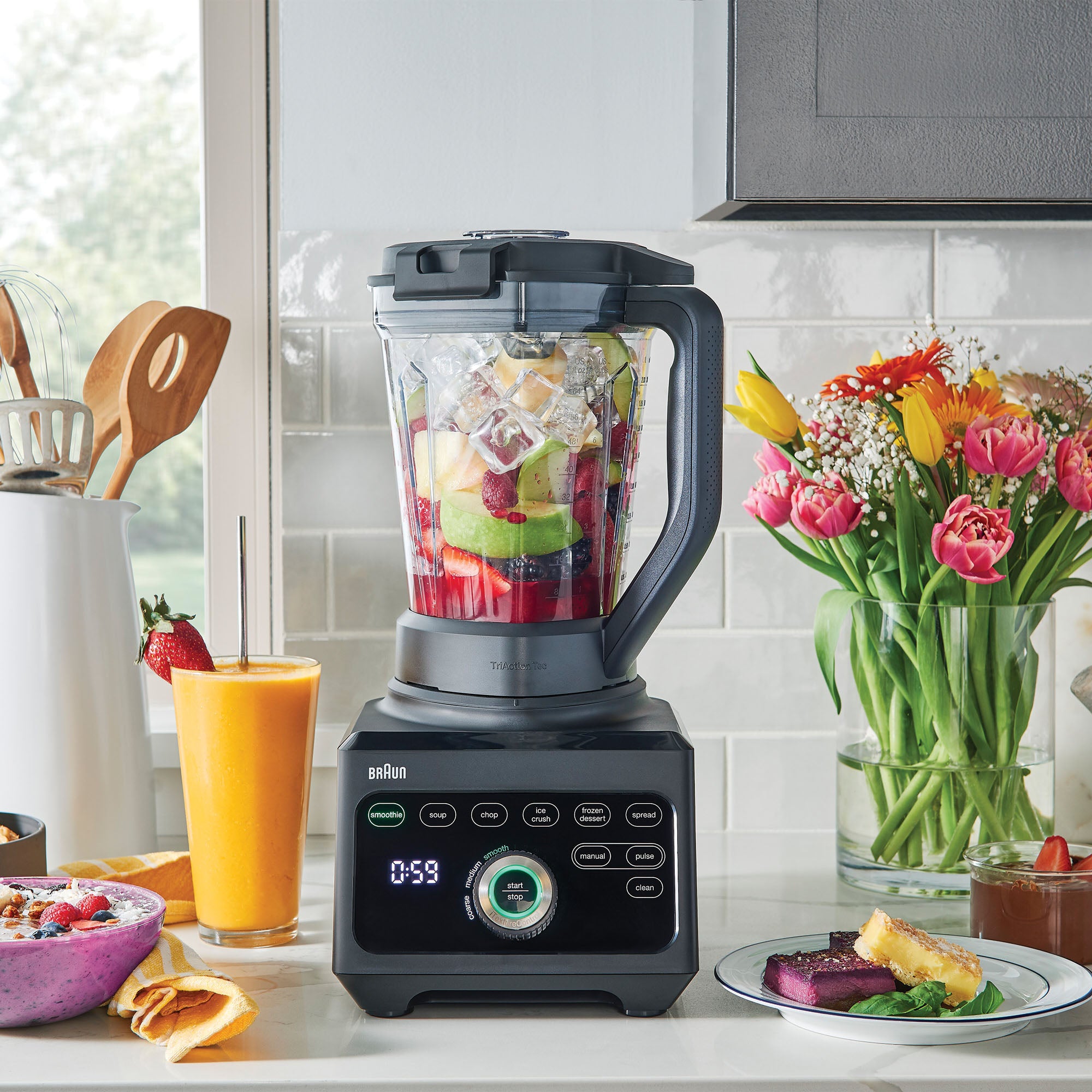 Braun 1600W 3L PowerBlend 9 Jug Blender Black