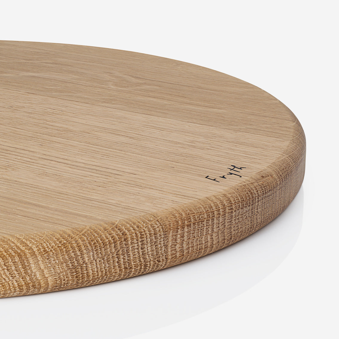 Round Wooden Pizza Board - Oak