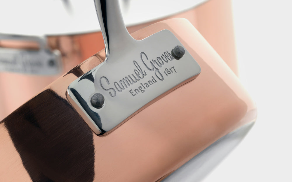 Samuel Groves 26cm Copper Induction Saute Pan with Lid