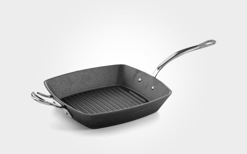 Samuel Groves 26cm Britannia Cast Iron Square Grill
