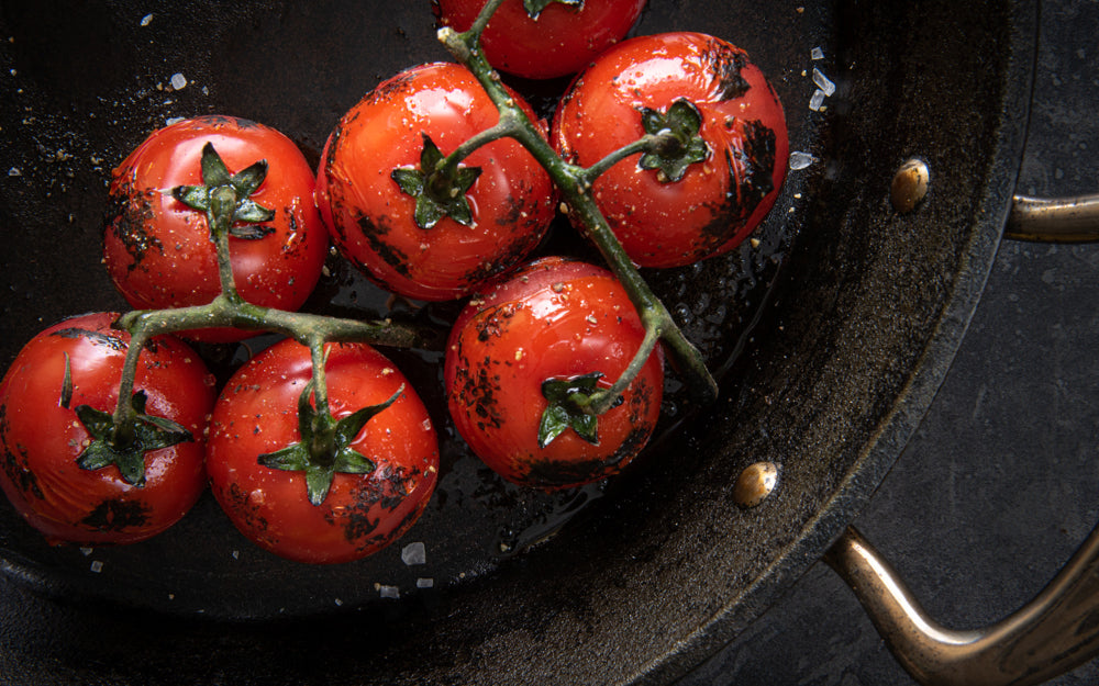 Samuel Groves Britannia Cast Iron Double Handled Skillet