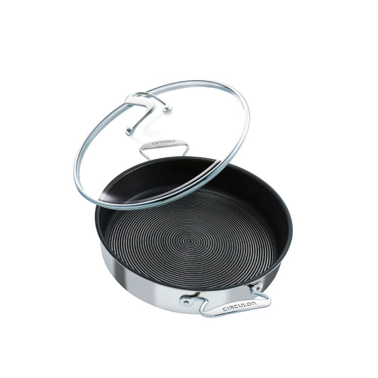 Circulon SteelShield™ Hybrid Non-Stick Sautéuse Pan &amp; Lid – 30cm