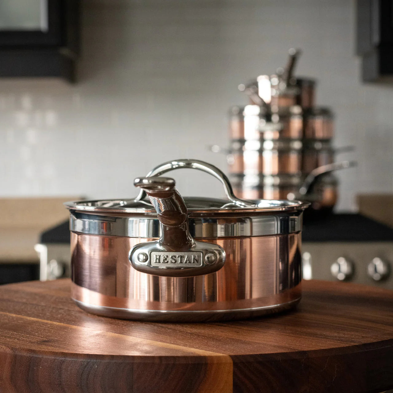 Hestan CopperBond™ Induction Copper Saucepan & Lid