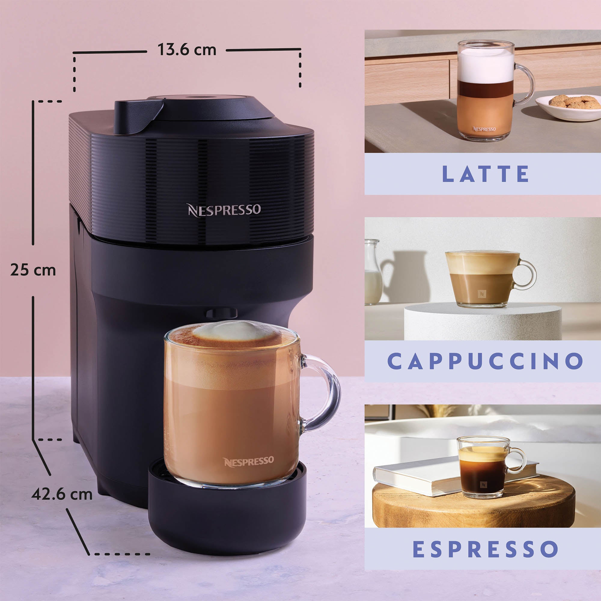 De'Longhi Vertuo Pop Coffee Machine Bundle Pack