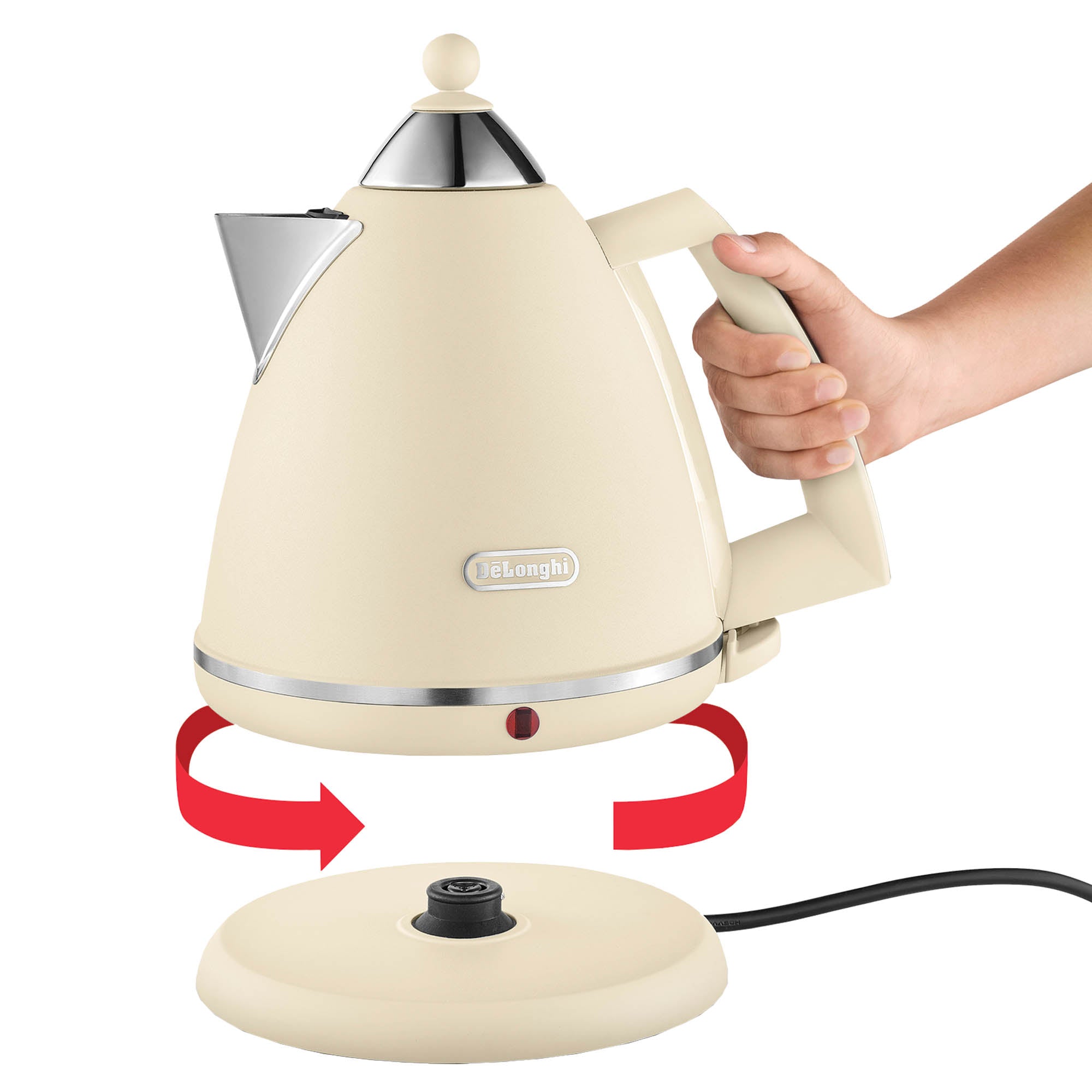 De’Longhi Argento Kettle – 1.7L