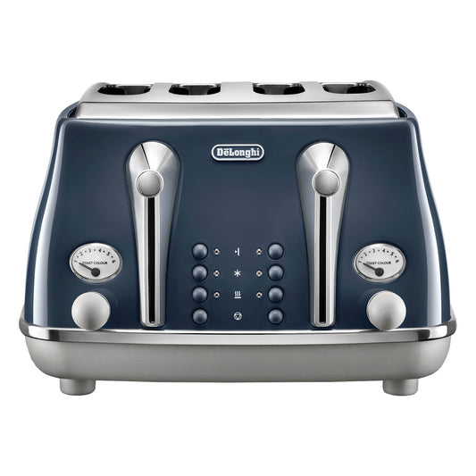 De’Longhi 4 Slice Icona Capitals Toaster – London Blue