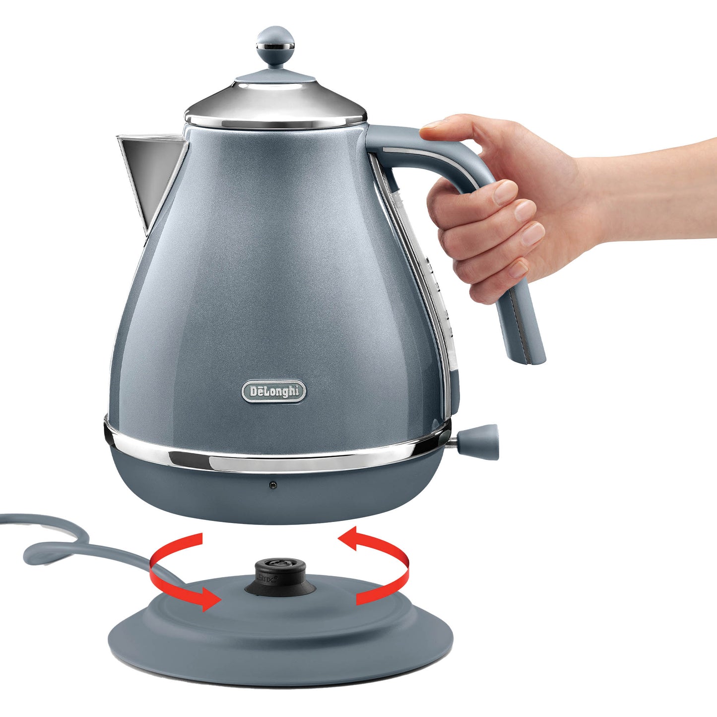 De’Longhi Icona Metallics Kettle Ice – 1.7L